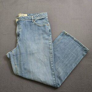 VTG Gap Women 18A High Rise Boot Cut Jeans Light Wash Denim